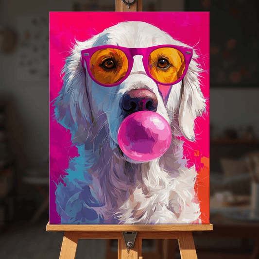 Paint by numbers - Bubble Dog - MyArt
