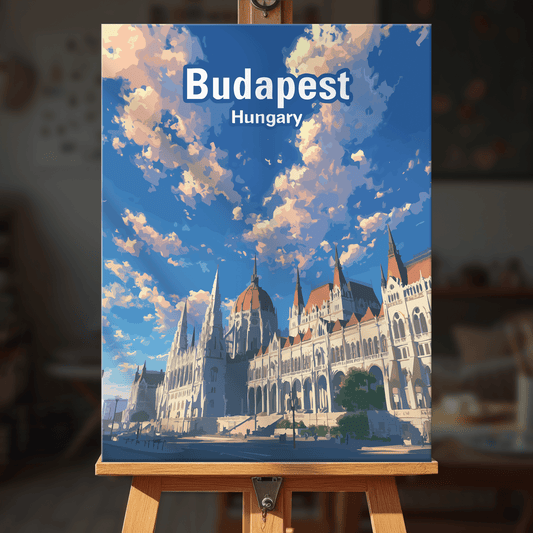 Paint by numbers - Budapest Parliament View - MyArt