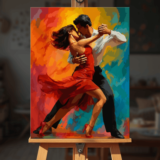 Paint by numbers - Burning Tango - MyArt