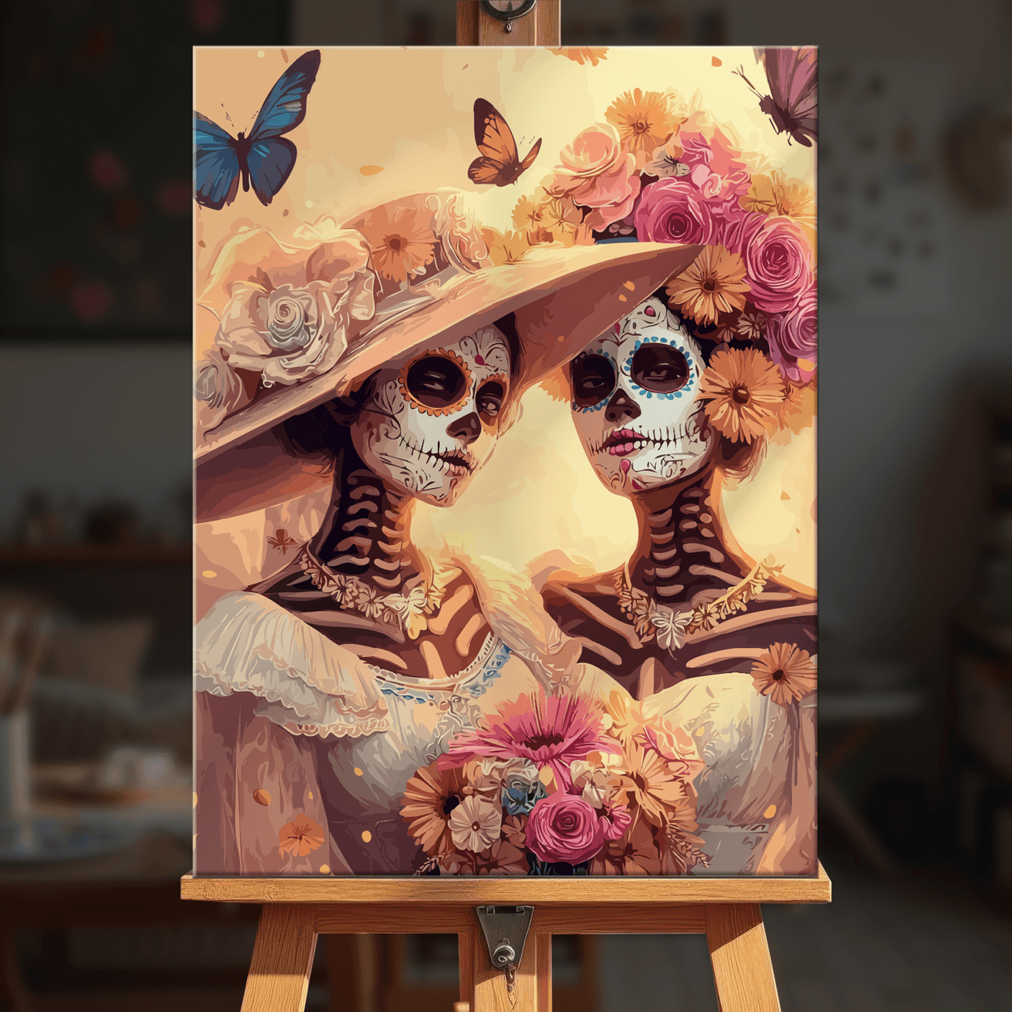 Paint by numbers - Butterfly Ladies - MyArt