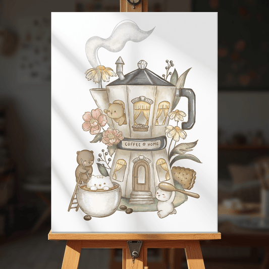 Paint by numbers - COFFEE AT HOME - MyArt