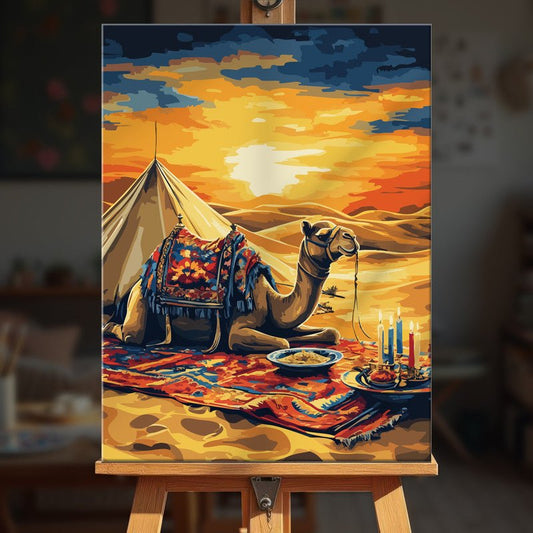 Paint by numbers - Camel Feast - MyArt