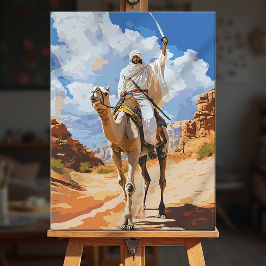 Paint by numbers - Camel Warrior - MyArt