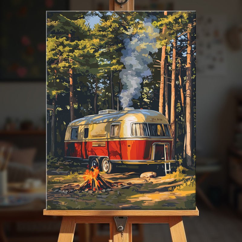 Paint by numbers - Campfire Haven - MyArt