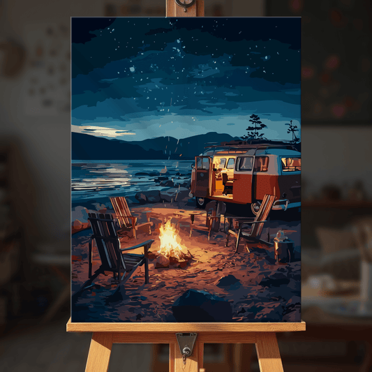 Paint by numbers - Campfire Glow - MyArt