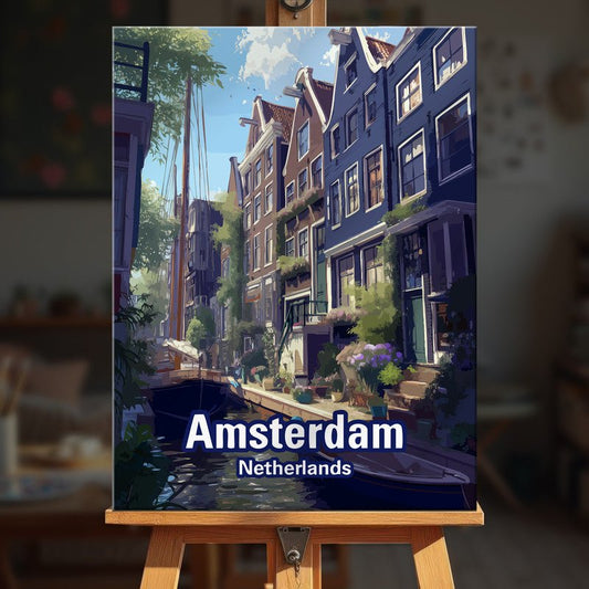 Paint by numbers - Canal Houses - MyArt