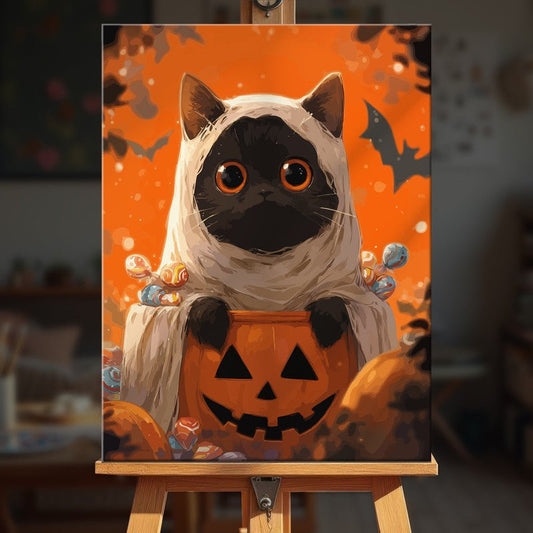 Paint by numbers - Candy Cat - MyArt