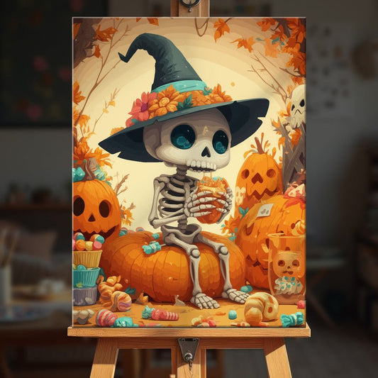 Paint by numbers - Candy Skeleton - MyArt