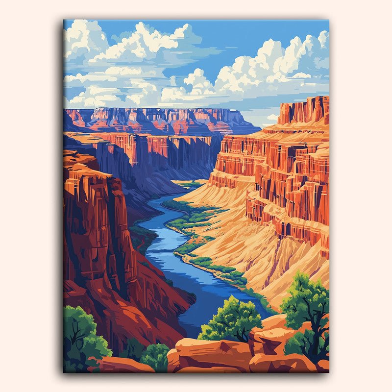 Paint by numbers - Canyon Majesty - MyArt