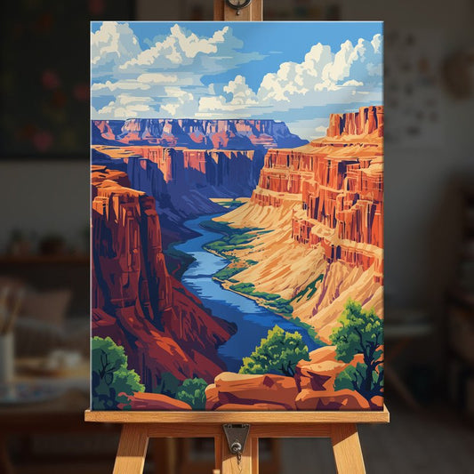 Paint by numbers - Canyon Majesty - MyArt