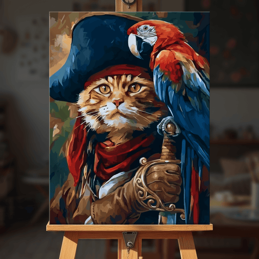 Paint by numbers - Captain Cat - MyArt