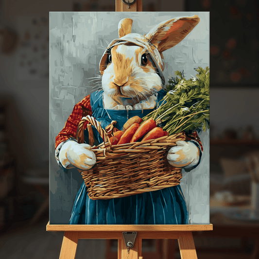 Paint by numbers - Carrot Bunny - MyArt