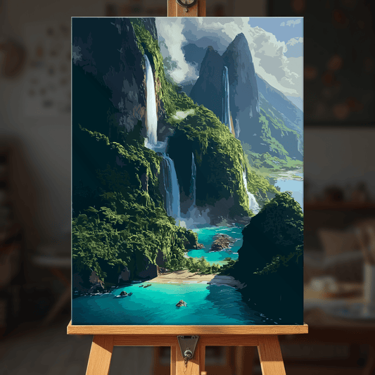 Paint by numbers - Cascade Bay - MyArt