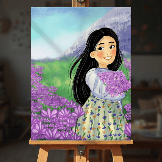Paint by numbers - Cascade of Flowers - MyArt