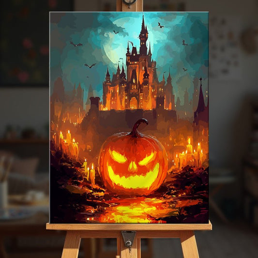 Paint by numbers - Castle Lantern - MyArt