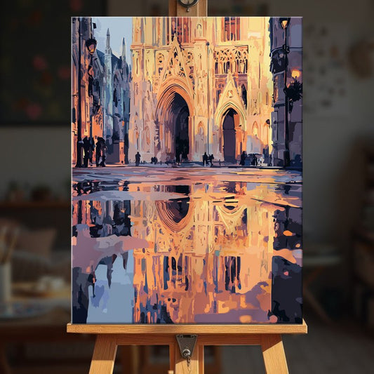 Paint by numbers - Cathedral Mirror - MyArt