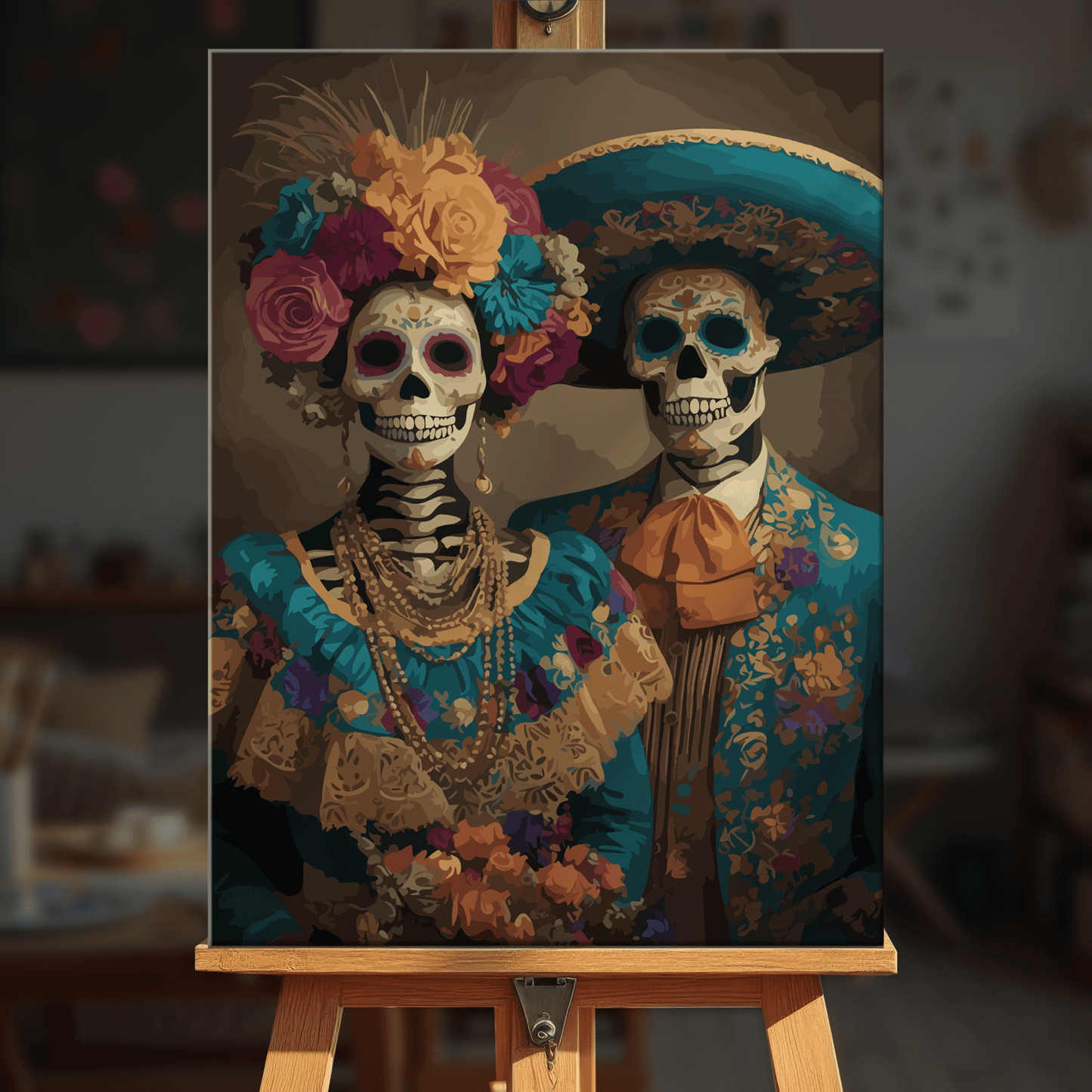 Paint by numbers - Catrina Couple - MyArt