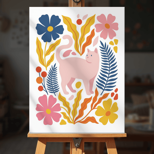 Paint by numbers - Cats Garden - MyArt