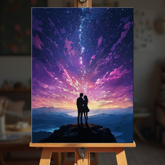 Paint by numbers - Celestial Bond - MyArt