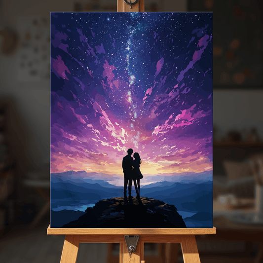 Paint by numbers - Celestial Bond - MyArt