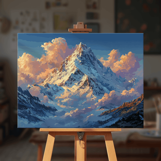 Paint by numbers - Celestial Peak - MyArt