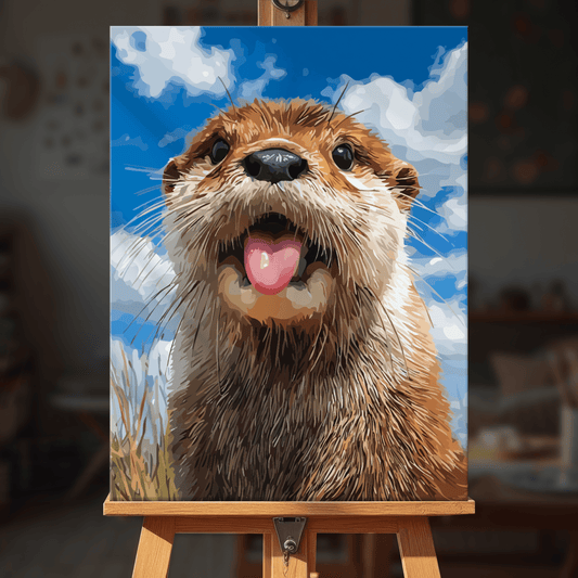 Paint by numbers - Cheeky Otter - MyArt