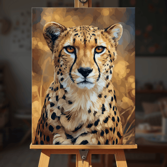 Paint by numbers - Cheetah Stare - MyArt