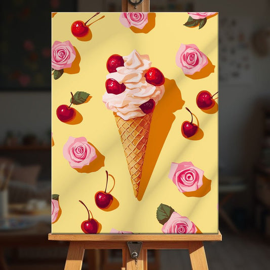 Paint by numbers - Cherry Whirl - MyArt