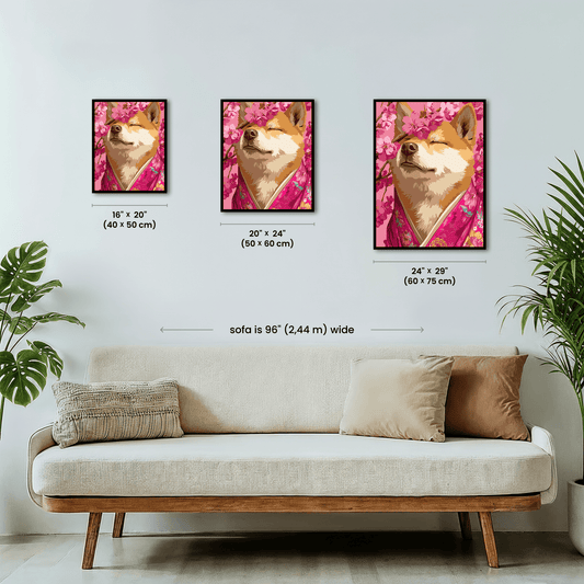 Paint by numbers - Cherry Shiba - MyArt