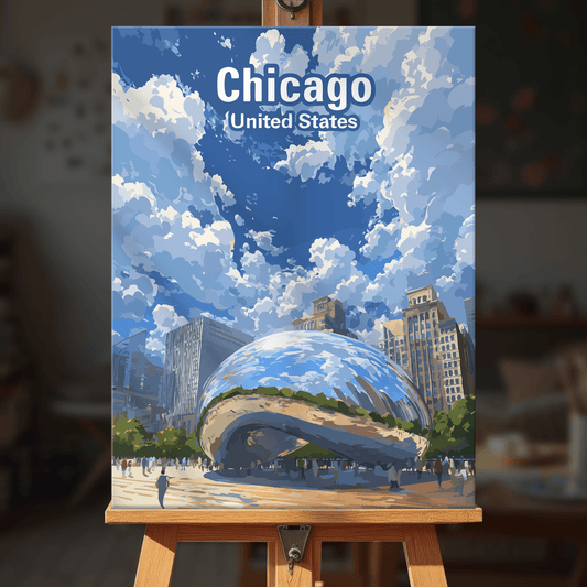 Paint by numbers - Chicago Bean - MyArt