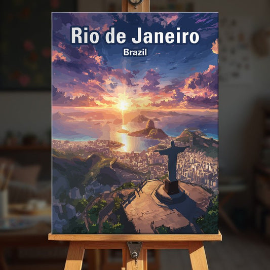 Paint by numbers - Christ View - MyArt