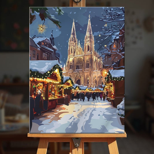 Paint by numbers - Christmas Light - MyArt