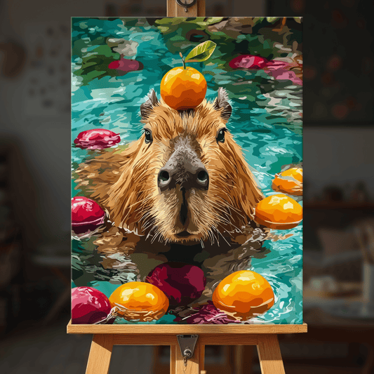 Paint by numbers - Citrus Capybara - MyArt