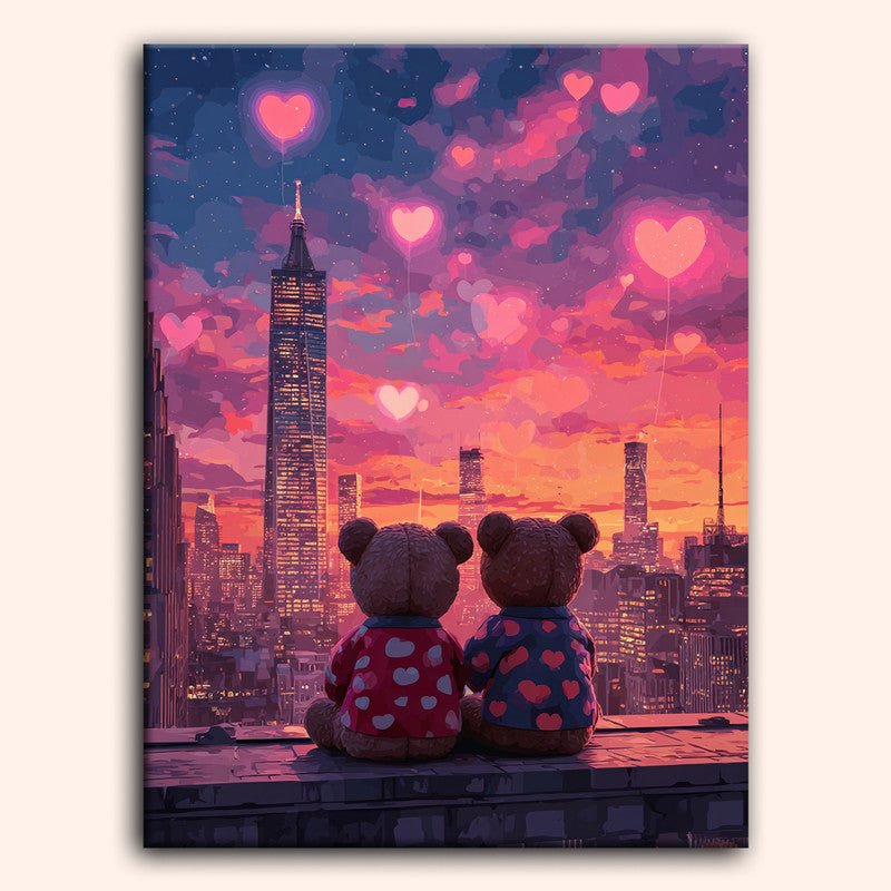 Paint by numbers - City Hearts - MyArt