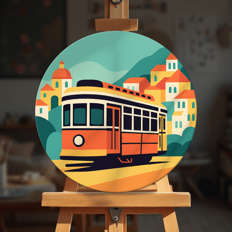 Paint by numbers - City Tram - MyArt