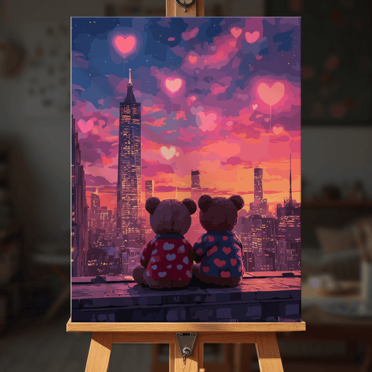 Paint by numbers - City Hearts - MyArt