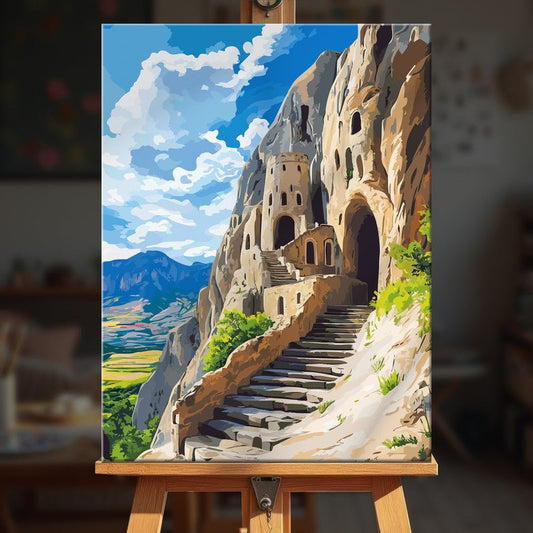 Paint by numbers - Cliff Monastery - MyArt