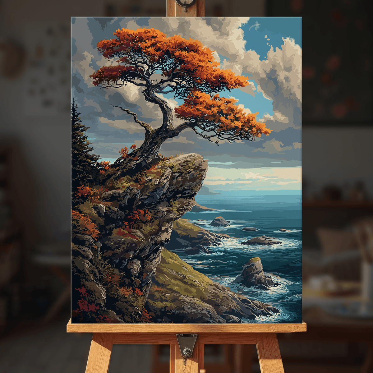 Paint by numbers - Cliff Pine - MyArt
