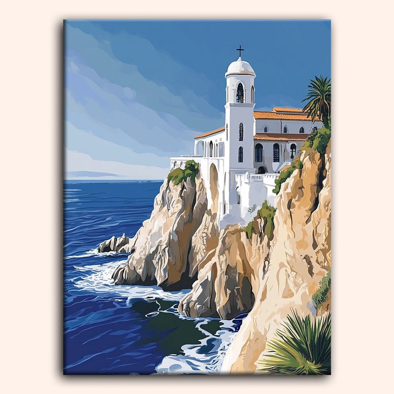 Paint by numbers - Cliffside Chapel - MyArt