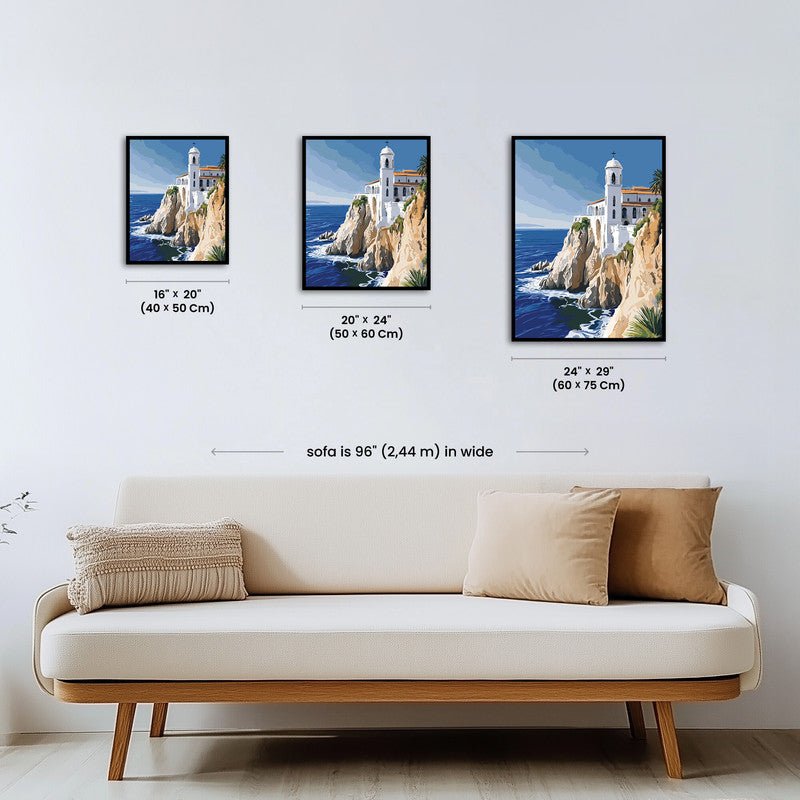 Paint by numbers - Cliffside Chapel - MyArt