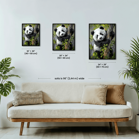 Paint by numbers - Climbing Panda - MyArt