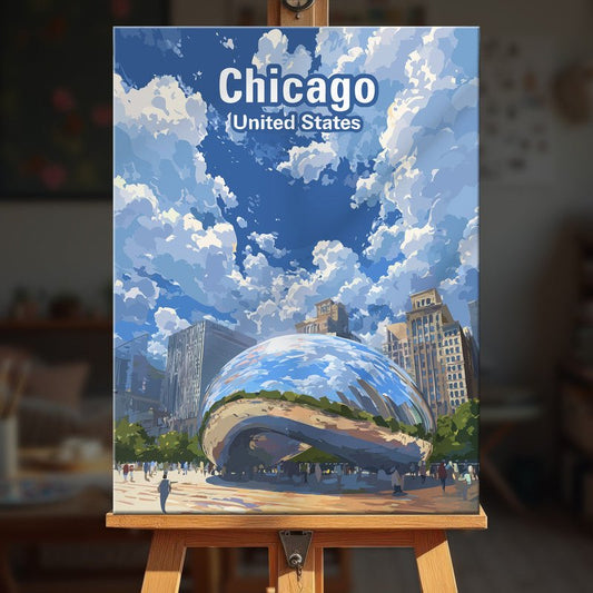 Paint by numbers - Cloud Gate - MyArt