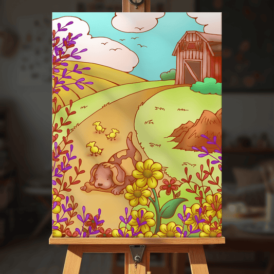 Paint by numbers - Cocos Farm - MyArt