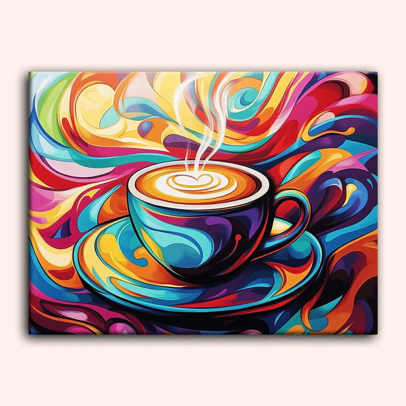 Paint by numbers - Coffee Whirl - MyArt