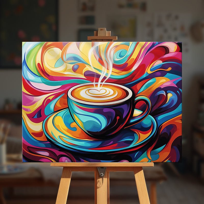Paint by numbers - Coffee Whirl - MyArt