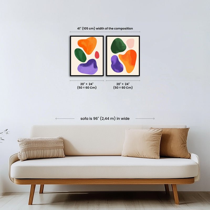 Paint by numbers - Colorful Shapes - MyArt
