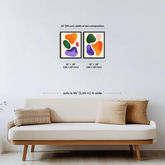 Paint by numbers - Colorful Shapes - MyArt