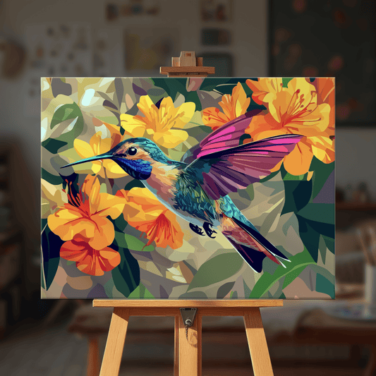 Paint by numbers - Colorful Flight - MyArt