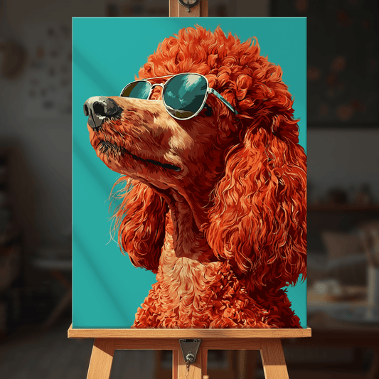Paint by numbers - Cool Poodle - MyArt