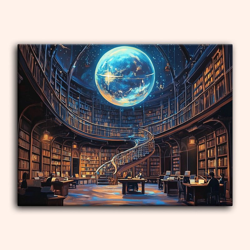 Paint by numbers - Cosmic Library - MyArt